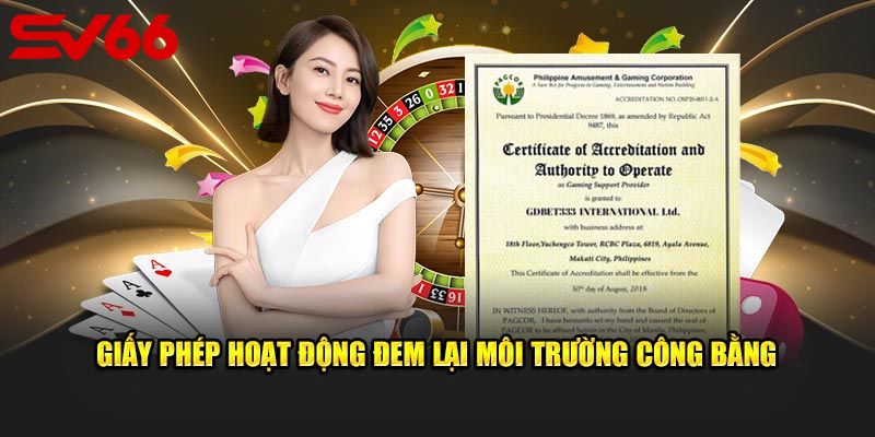 Chứng chỉ quan trọng nhất để vận hành nhà cái